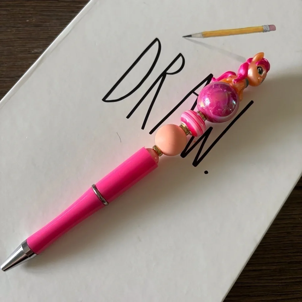 My Little Pony: Sunny Starscout handmade beaded pen